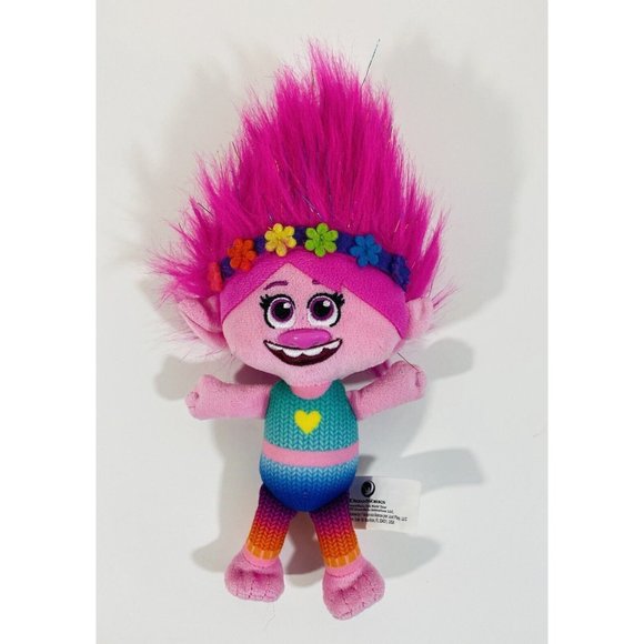 Dreamworks Poppy Pink 10” Troll Plush Trolls Movie Stuffed Animal Toy Doll 2020 - Picture 1 of 10